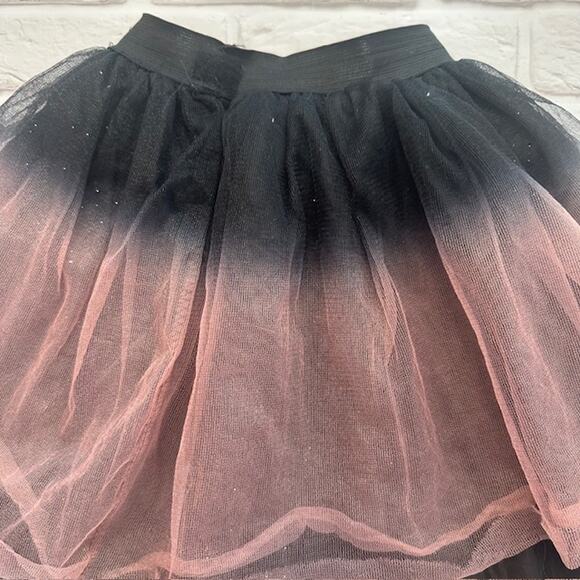 Toddler Girls 2-3 Years Black Orange Tulle Knee Length Skirt Halloween Party - Picture 2 of 8